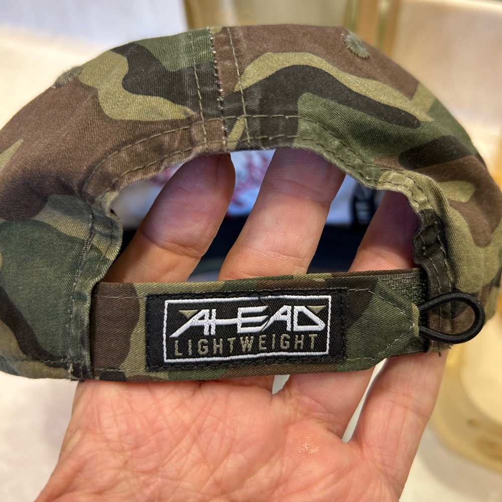 Ahead camo hat with pink embroidered antlers NWT, adjustable size, lightweight - Picture 8 of 10